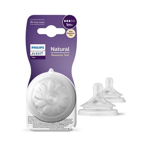 Philips Natural Response Flow 3 sisač za bočicu 1 m+ Slow Flow 2 kom Slike
