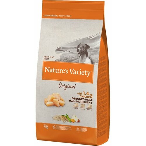 Nature's Variety suva hrana sa ukusom piletine za odrasle pse original mini adult 7kg Slike