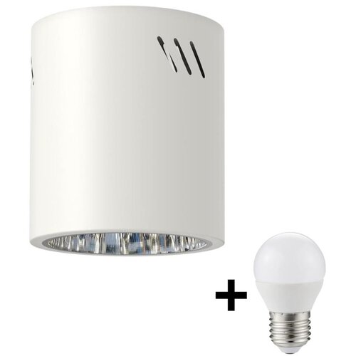  LED spot svetiljka GEORGE 1xE27/6W/230V, prečnik 11 cm, bela Cene