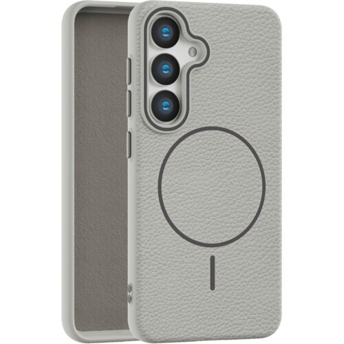  leather grip magsafe maska za samsung galaxy S25 plus - siva Cene