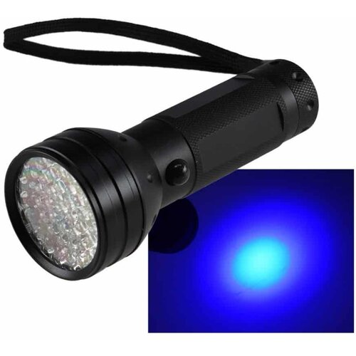 Ct UV LED žepna svetilka 51 LED črna Slike