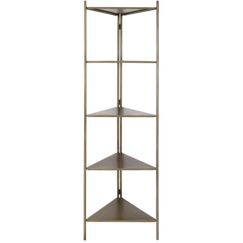 Light &amp;amp; Living Metalni regal zlatne boje 58,5x200 cm Display - Slike