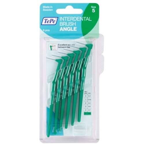 TEPE SWEDEN Angle Size 3 medzobne &amp;scaron;četke 6 ks 0,8 mm 6 kos Slike