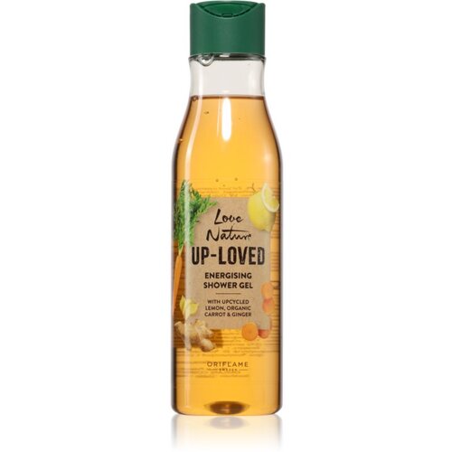 Oriflame Love Nature Up-Loved Upcycled Lemon &amp;amp; Organic Carrot &amp;amp; Ginger energetski gel za tu&amp;scaron;iranje 250 ml Slike