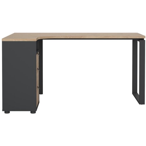 Tvilum Pisalna miza z mizno plo&amp;scaron;čo v hrastovem dekorju 100x150 cm Sign &amp;ndash; Slike