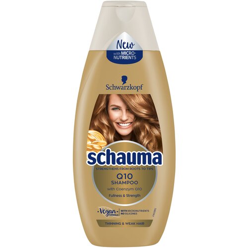 Schauma Q10 Fullness Shampoo šampon tanki lasje šibki in oslabljeni lasje za ženske Cene