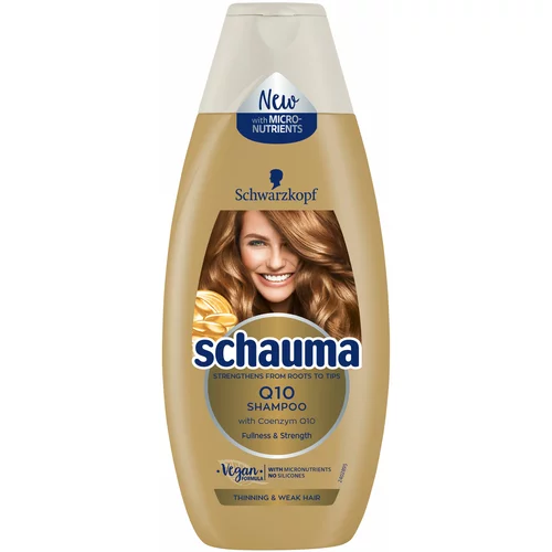 Schauma Q10 Fullness Shampoo šampon tanki lasje šibki in oslabljeni lasje za ženske