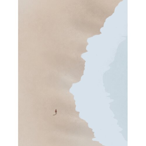 Venture Home poster Beach (art. 60096) 30 × 40 cm, bež Cene