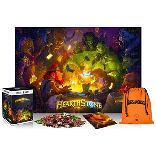 Lotte Hearthstone: Heroes of Warcraft | 1000 komad sestavljanke | Vključuje plakat in torbo | 68 x 48 | Za odrasle in otroke, stare 14 let in več | Kot nala, (20834855) Cene