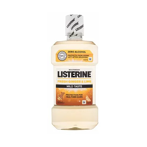 Listerine fresh Ginger & Lime Mild Taste Mouthwash vodice za ispiranje usta 500 ml