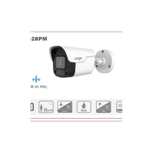 POE Bullet IP Kamera Longse 2MP 2.8mm 25m IR 25m + MIC BPSCFC2R-28PM Cijene