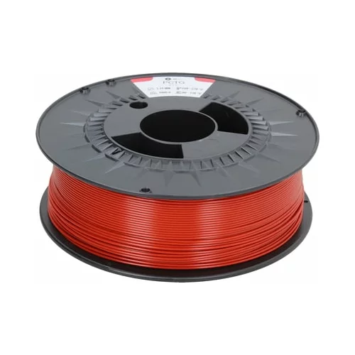 3DJAKE PCTG rdeča - 1,75 mm / 1000 g