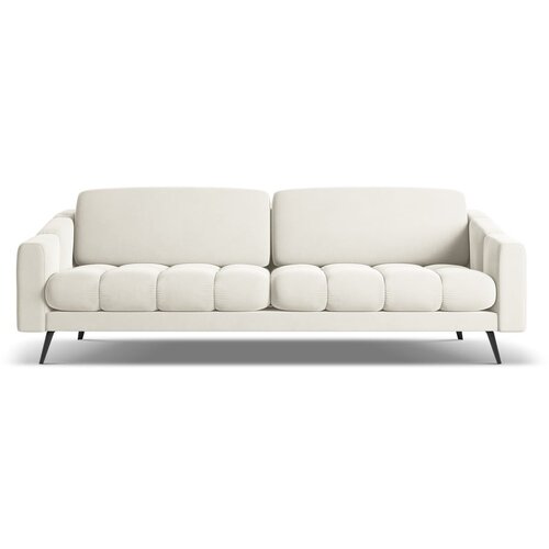 Makamii Bijela baršunasti sofa 238 cm Nalu – Cijene