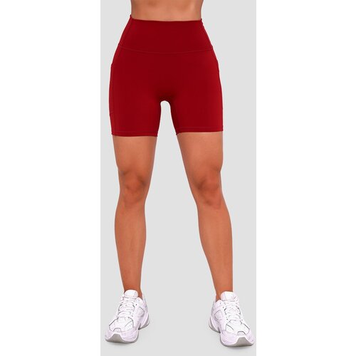 GymBeam Ženske kratke hlače Ignite Dark Red Slike