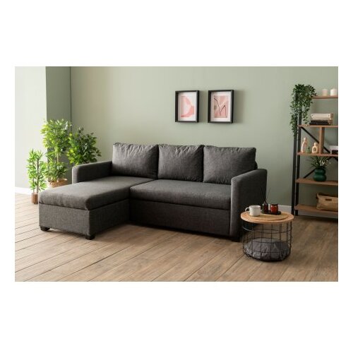 Atelier Del Sofa Ugaona sofa-krevet Kado Dark Grey Slike