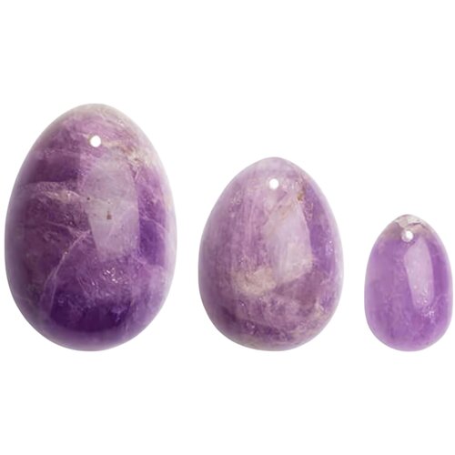 La Gemmes Yoni - komplet gejša kroglic - ametist (3 kosi) Cene