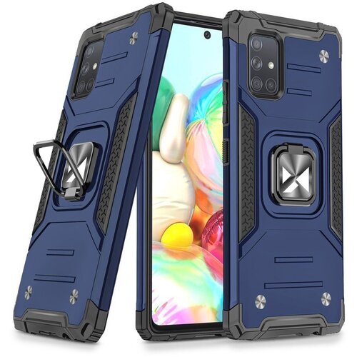 Wozinsky Ring Armor maska s funkcijom postolja i držačem za Samsung Galaxy A71 5G Slike