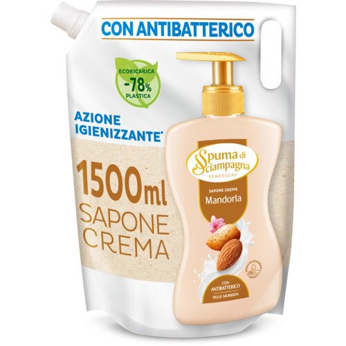 Spuma Di Sciampagna tečni sapun, bademovo mleko, 1500ml Cene