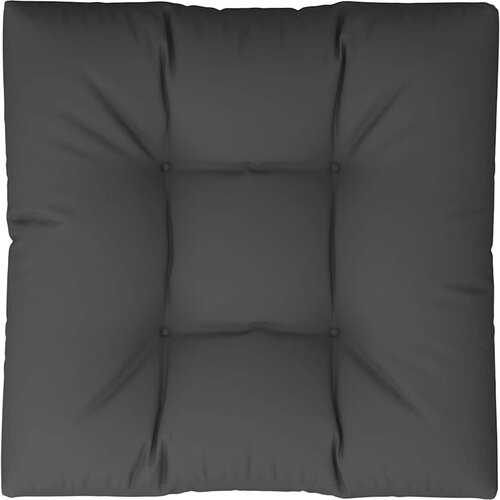  Jastuk za palete crni 70 x 70 x 12 cm od tkanine Slike