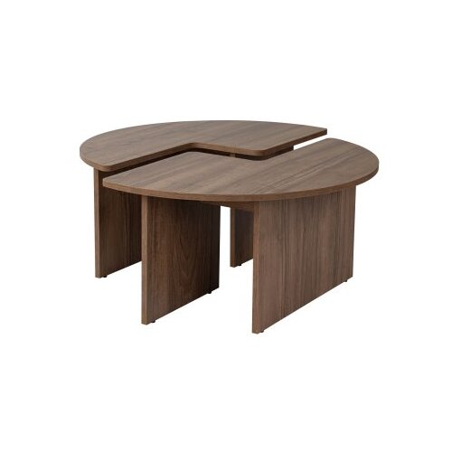 Hanah home Klub sto Moira, O90x41cm, Smeđa Slike