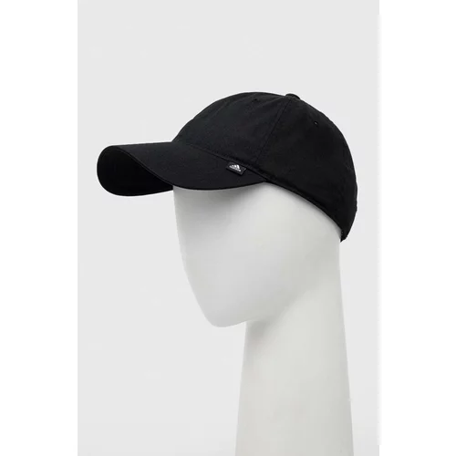 Adidas Bombažna bejzbolska kapa črna barva