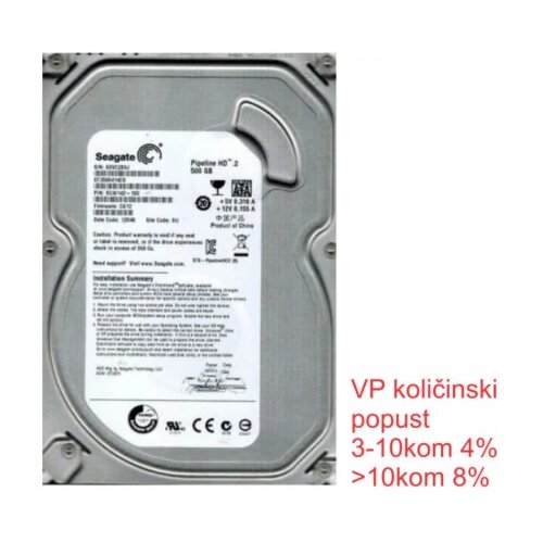 Seagate 3.5 500GB ST3500414CS 5900RPM 16MB SLIM SATA hard disk Cene