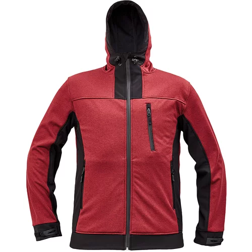 Červa HUYER SOFTSHELL Muška softshell jakna, crvena, veličina