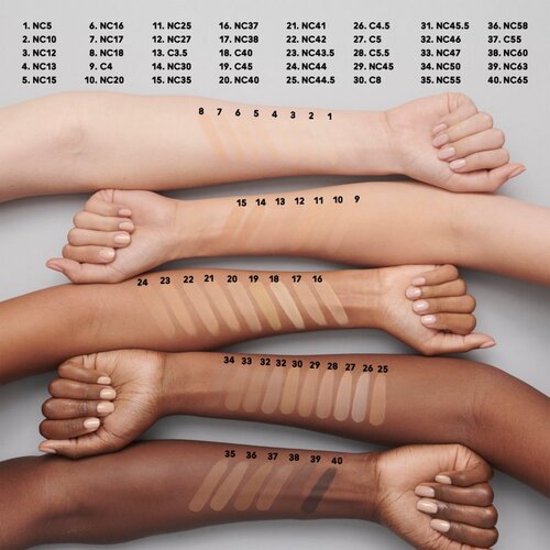 MAC Cosmetics Studio Fix Fluid SPF 15 24HR Matte Foundation + Oil Control matirajući puder SPF 15 nijansa NC47 30 ml Slike
