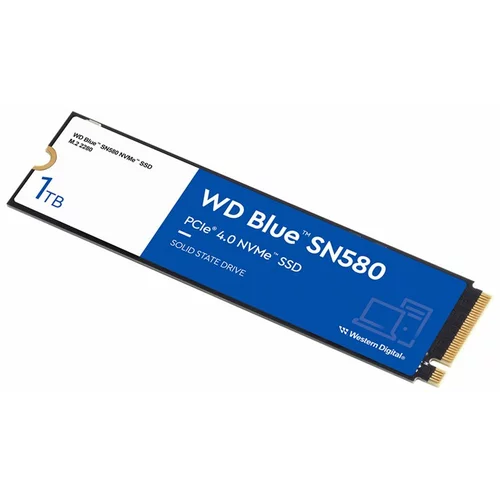 Western Digital WD Blue 1TB SN580 NVMe SSD PCIe Gen4 x4, (20638102)