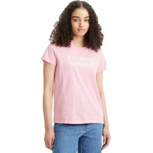 Levi's THE PERFECT TEE ZEBRA FILL Ženska majica, ružičasta, veličina
