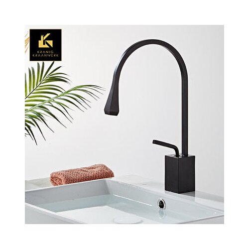 Kranig Kraanwerk dizajn mešalna pipa | kotni padec black | visok ali nizek model, (21731831) Cene