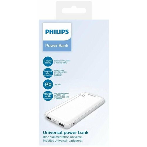 Philips Powerbank DLP1810NW/62 10000mAh z LED + Micro-USB kabel, (5000529656) Cene