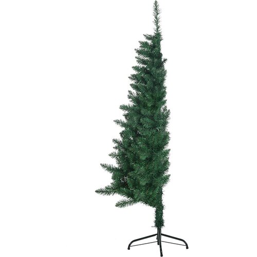 Timeless Tools 150 cm Polovično božično drevo z LED lučkami - prostorsko varčna praznična dekoracija, (5000354064) Cene