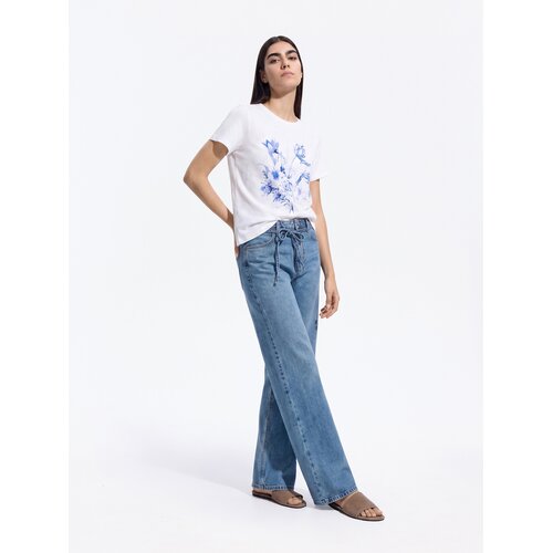 Reserved pamučna majica - bijela Cene