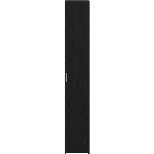  Highboard 2 pcs Crni hrast 30 x 42,5 x 185 cm Slike