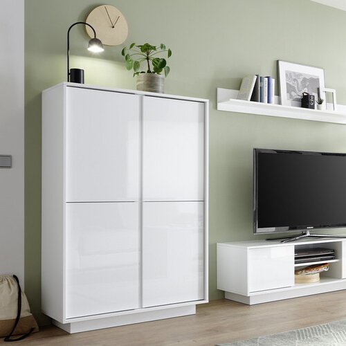 LC Mobili Visoka moderna omarica z 4 vrati, h145 cm - ICE 209000-04 Cene