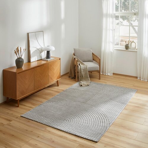 Novel tkana preproga Granada 80/150 cm tkano siva Slike