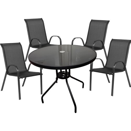  ba&amp;scaron;tenski set &amp;ndash; como sto + 4 stolice Slike