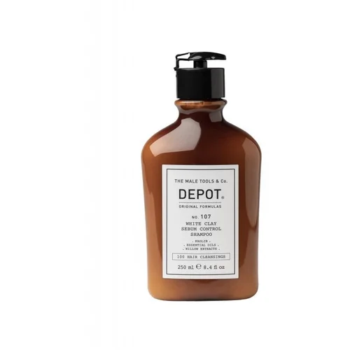 Depot 107 White Clay sebum control za kosu 250ml