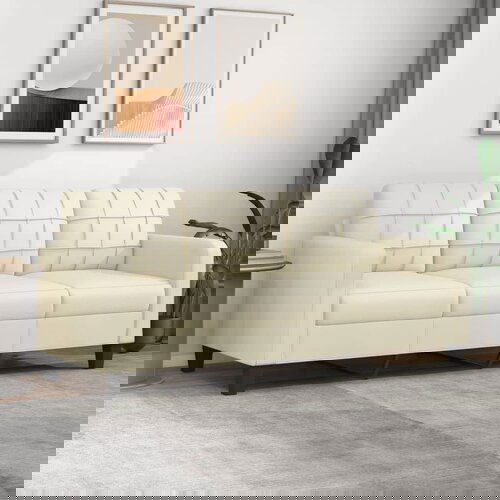The Living Store Trosed krem 180 cm umetno usnje - Trosed, (21835310) Cene