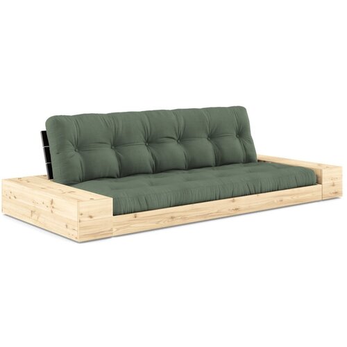 Karup Design Zelena raztegljiva sedežna garnitura 244 cm Base &amp;ndash; Slike
