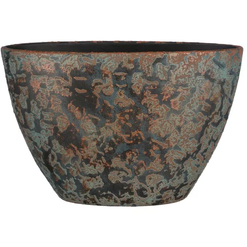 V Okrasni cvetlični lonec Clemente (d 41 x š 20 x v 26 cm, keramika, bronasto-modra)
