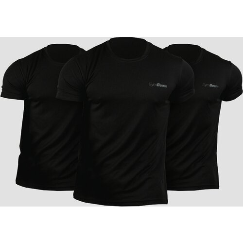 GymBeam Men‘s TRN T-Shirt 3Pack Black Slike