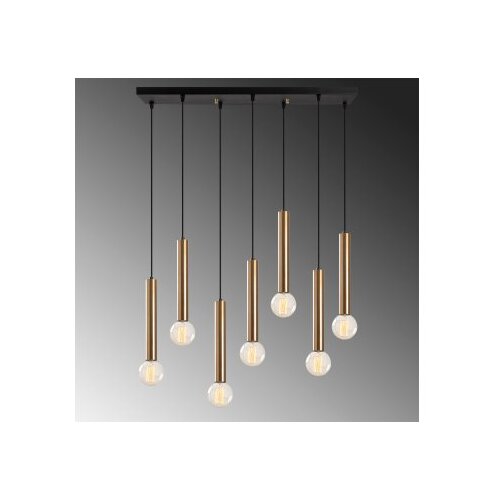 Opviq Luster Tempo-6022, 75x24cm 7xE27, Zlatne boje Slike
