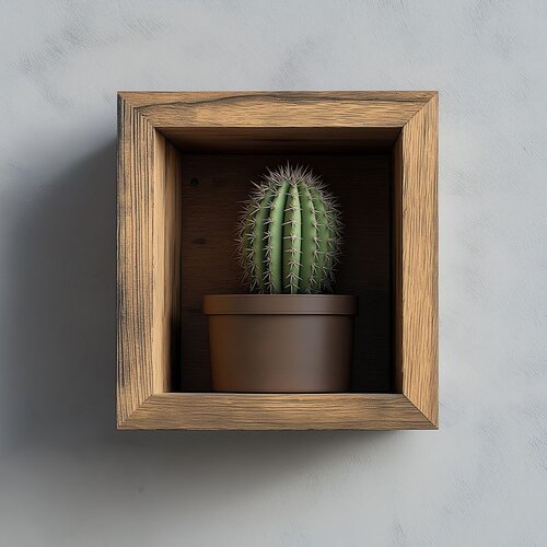 Hanah home Raf279 Black Decorative Wooden Wall Shelf Cene