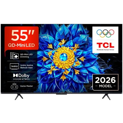 Tcl 55"P8L 4K QLED Google TV QD-Mini LED Dimming 144Hz (288Hz FHD), D.Atmos, D.Vision 450 nits Cijene