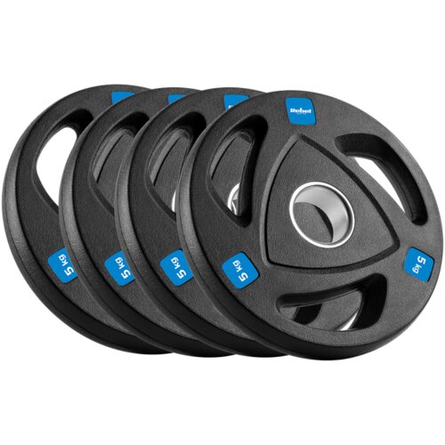 Rebel Active olimpijski utezi od lijevanog željeza, gumirani, 4x5 kg, rupa 51 mm Slike