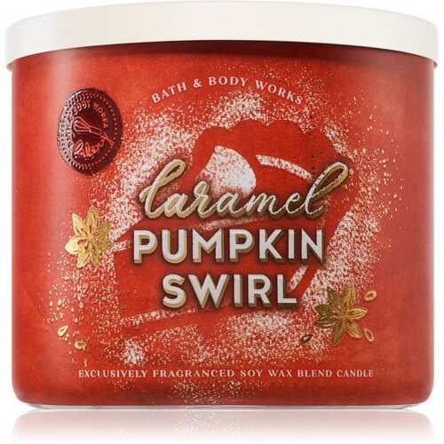 Bath & Body Works Caramel Pumpkin Swirl mirisna svijeća 411 g Cijene