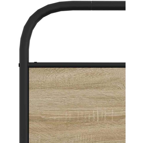  Okvir kreveta bez madraca boja hrasta sonome 100x190 cm drveni Slike