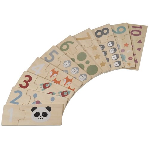Kindsgut drvena matematička slagalica Numbers Slike